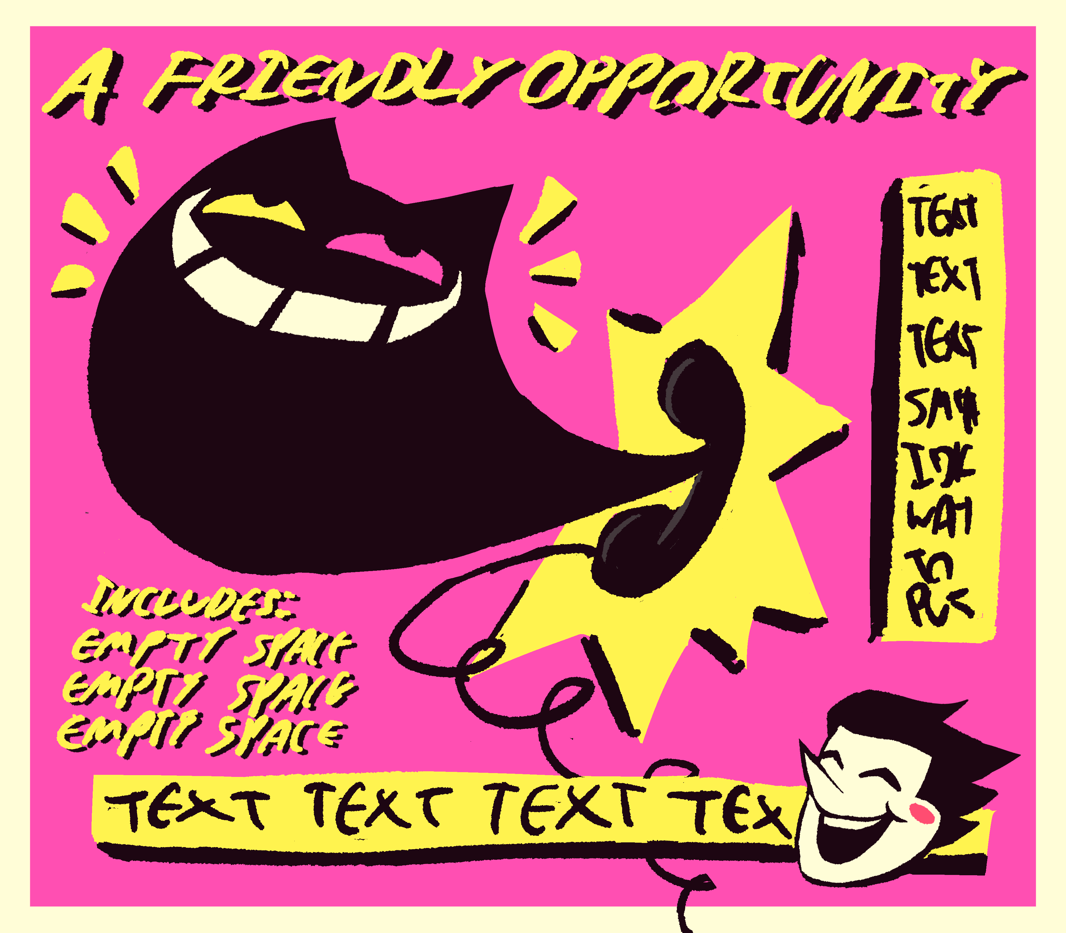 a IMAGE_FRIEND themed piece inspired by old ads