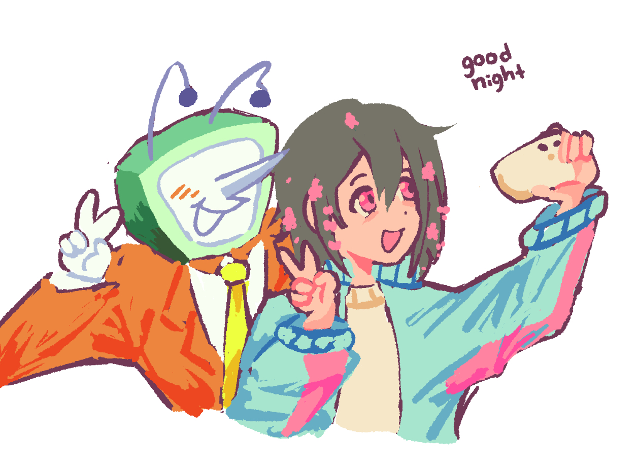 tenna posing and taking a selfie with kurari